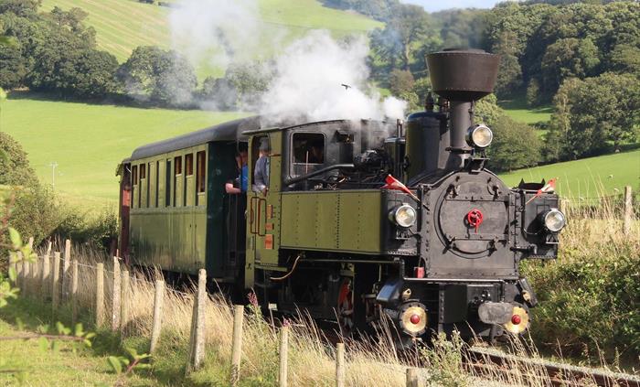 The 0-6-2T locomotive ‘Zillertal’ arrived on the W&LLR in Aug 2019, at the start of a two-year hire agreed with its owners the Zillertalbahn in Austri